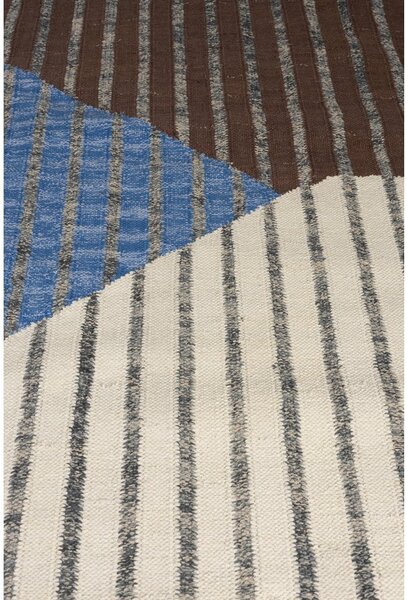 Kék-barna pamut szőnyeg 160x230 cm Hampton – Dutchbone