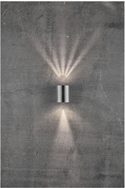 Nordlux modern kültéri fali lámpa canto rozsdamentes acél nor49701034 IP44