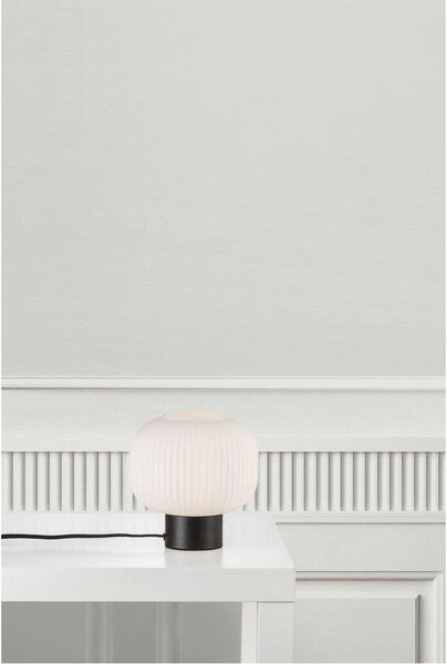 Nordlux modern asztali lámpa milford fehér fekete nor48965001