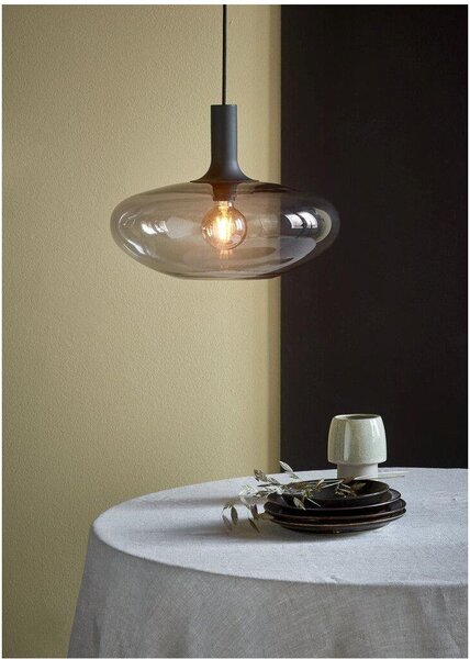 Nordlux modern függeszték alton fekete füstös nor48973047