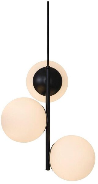 Nordlux modern függeszték lilly fehér fekete nor48603003