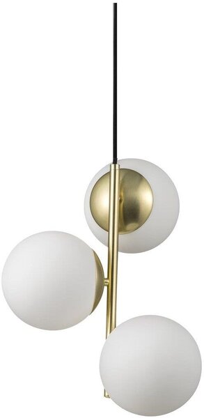 Nordlux modern függeszték lilly fehér sárgaréz nor48603035