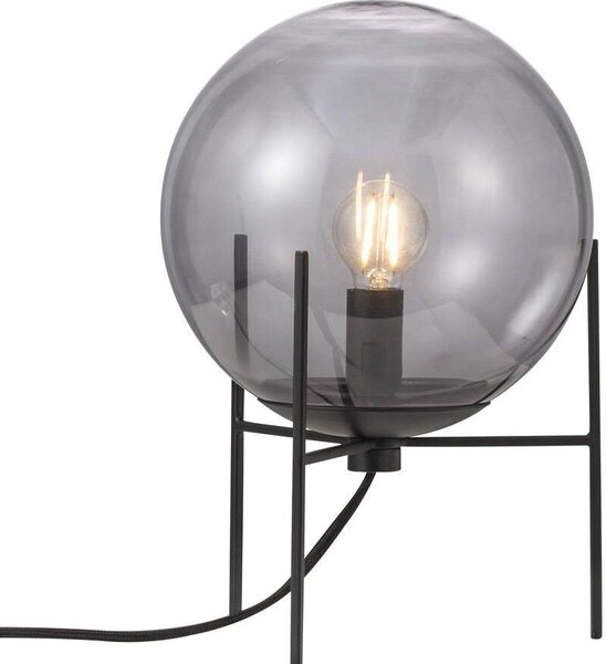 Nordlux modern asztali lámpa alton fekete füstös nor47645047