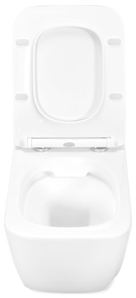 Rea Martin - falra akasztható WC csésze Rimless 51x37, lassan eső ülőfelülettel, fehér, REA-C8006
