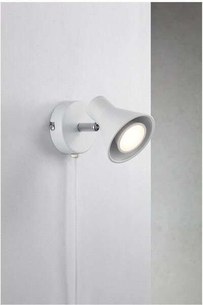 Nordlux modern fali lámpa eik  fehér nor45761001