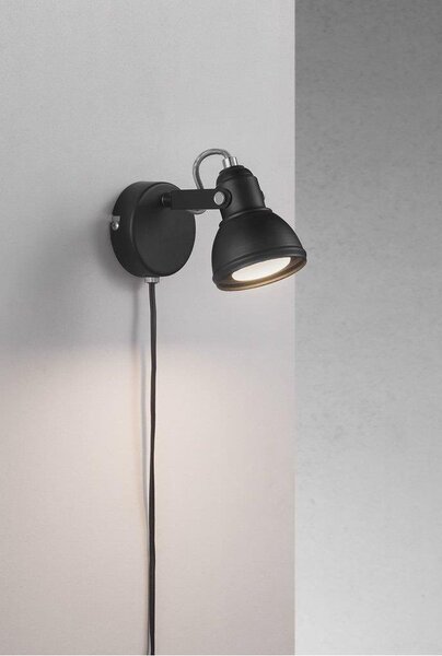 Nordlux modern fali lámpa aslak  fekete nor45721003