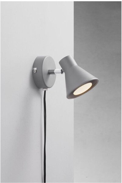 Nordlux modern fali lámpa eik  szürke nor45761010
