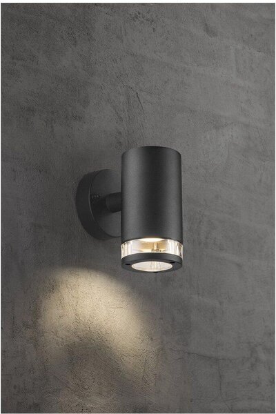 Nordlux modern kültéri fali lámpa birk  fekete nor45521003 IP44