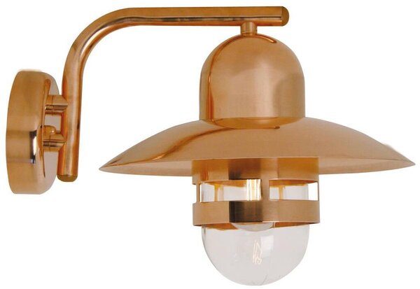Nordlux klasszikus kültéri fali lámpa nibe réz nor24981030 IP54