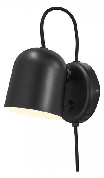 Nordlux modern fali lámpa angle fekete nor2120601003
