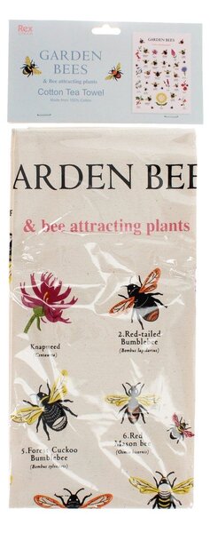 Pamut konyharuha 50x70 cm Garden Bees – Rex London