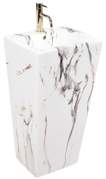 Szabadon álló mosdó Rea Daria Marble