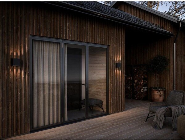 Nordlux modern kültéri fali lámpa turn fekete nor2019061003 IP54