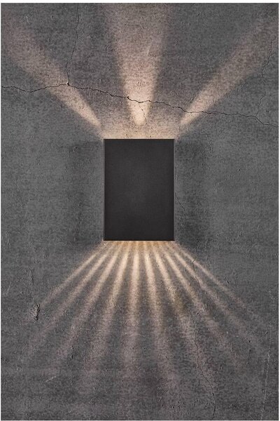 Nordlux modern kültéri fali lámpa fold 15 fekete nor2019051003 IP54