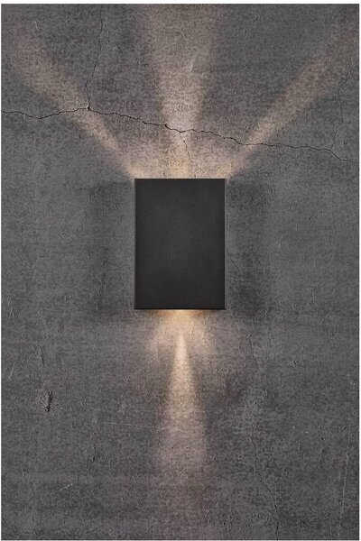 Nordlux modern kültéri fali lámpa fold 15 fekete nor2019051003 IP54