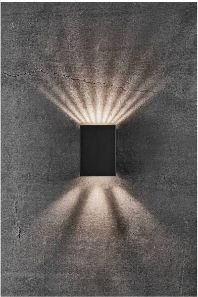 Nordlux modern kültéri fali lámpa fold 10 fekete nor2019041003 IP54