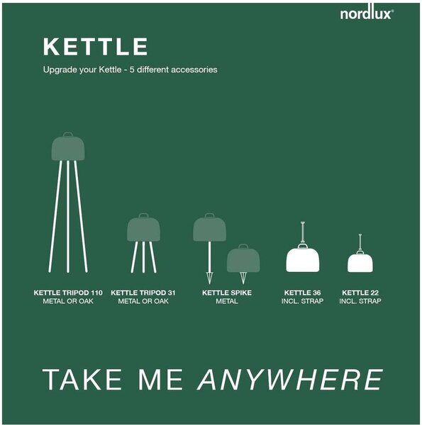 Nordlux modern kültéri állólámpa kettle fehér nor2018013003 IP65