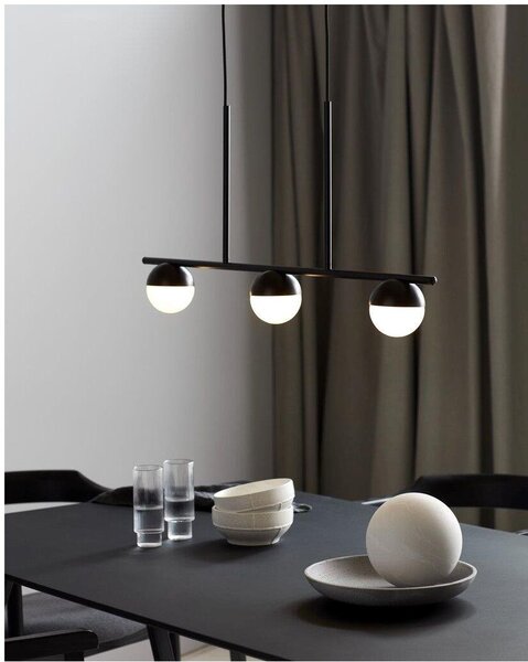 Nordlux modern függeszték contina fehér fekete nor2010953003
