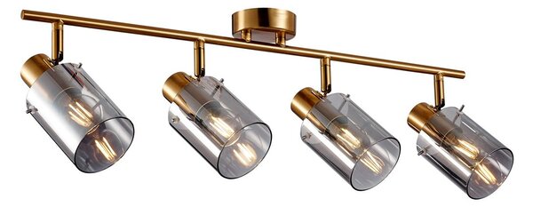 Italux modern spot lámpa sardo füstös sárgaréz itxspl-5581-4-bro-sg