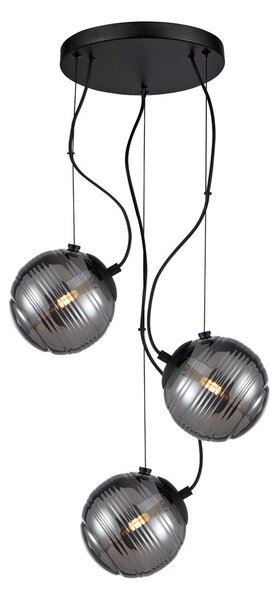 Italux modern függeszték perona matt fekete grafit itxpnd-92389-3a-bk