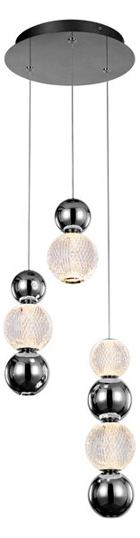 Italux glamour modern függeszték oter króm itx5900644432876