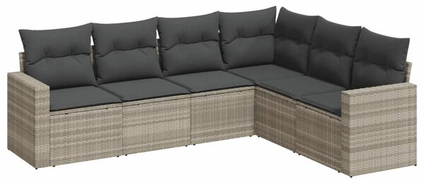 VidaXL Polyrattan Kerti Ülőgarnitúra - 6 részes