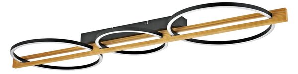 Italux Modern Mennyezeti lámpa Natano Fekete ITXPLF-55362-40W-WO