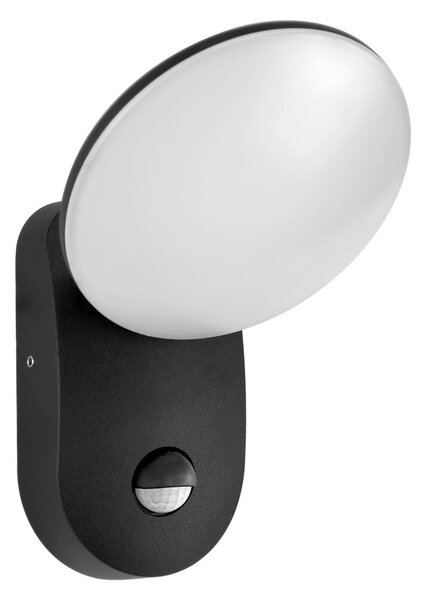 Italux Modern Kültéri fali lámpa Monti d-sensor Fekete ITXOWL-6214-S-4K IP54
