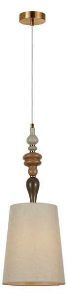 Italux klasszikus boho függeszték moren antik bronz lazac színű itxpnd-84678c-ab