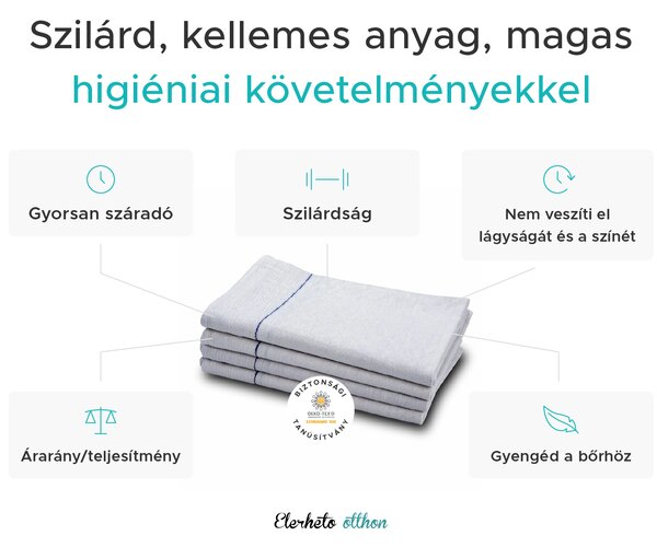 Orvosi kéztörlő MEDI 50 x 100 cm, 100% pamut
