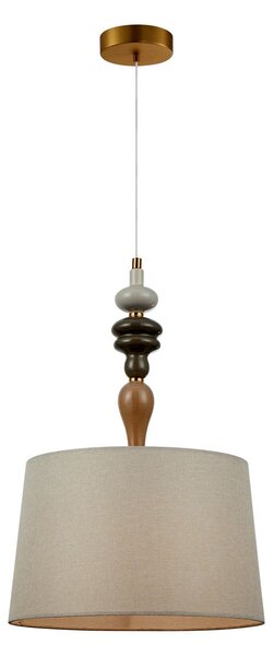 Italux klasszikus boho függeszték moren antik bronz lazac színű itxpnd-84678a-ab