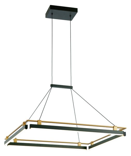 Italux modern függeszték merlot fekete arany itx5900644337973
