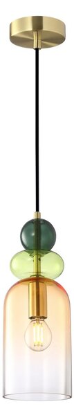 Italux glamour modern függeszték manso piros kék arany itxpnd-37462c-mc-gd