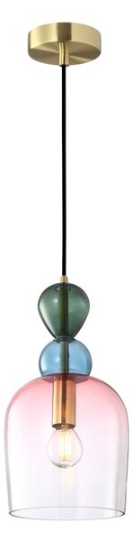 Italux glamour modern függeszték manso piros kék arany itxpnd-37462b-mc-gd