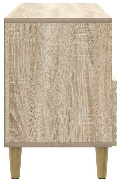 VidaXL TV szekrény 102 x 34,5 x 50 cm Sonoma Tölgy Szerelt Fa