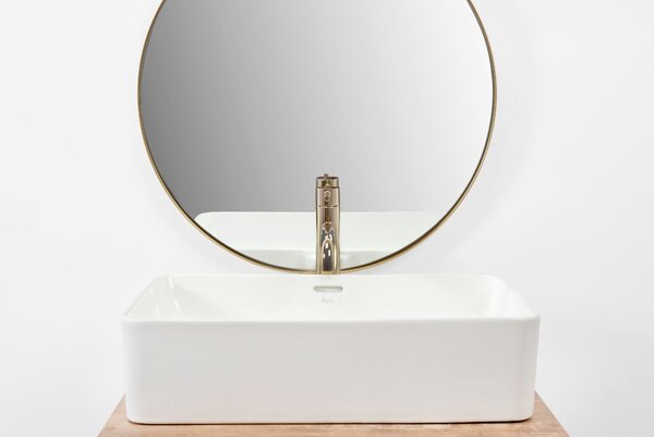Rea Berta 55 mosdó, 56 x 36 cm, fehér, REA-U5055
