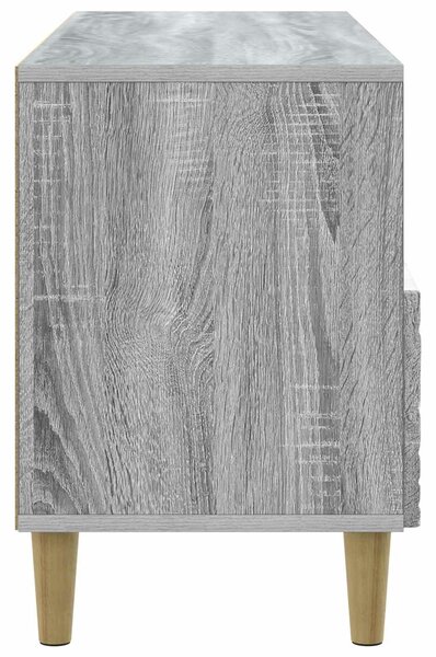 VidaXL TV szekrény 102 x 34,5 x 50 cm Szürke Sonoma Szerelt Fa