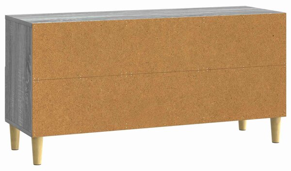 VidaXL TV szekrény 102 x 34,5 x 50 cm Szürke Sonoma Szerelt Fa