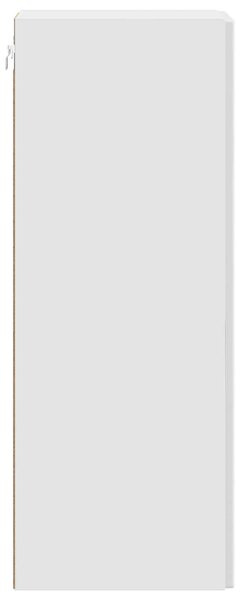 VidaXL Fali szekrény Magasfényű Fehér 66 x 34,5 x 90 cm Szerelt Fa