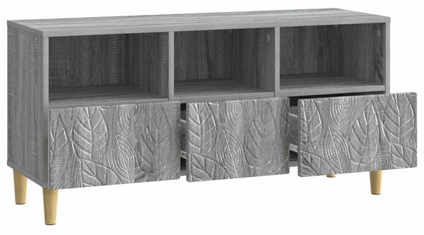 VidaXL TV szekrény 102 x 34,5 x 50 cm Szürke Sonoma Szerelt Fa