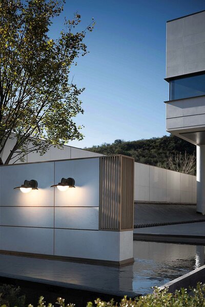 Italux Klasszikus Kültéri LED lámpa Isola Fekete ITXOWL-6950-4K IP54