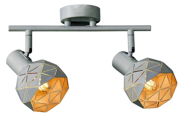 Italux modern skandináv spot lámpa harley fehér itxspl-3480-2-w