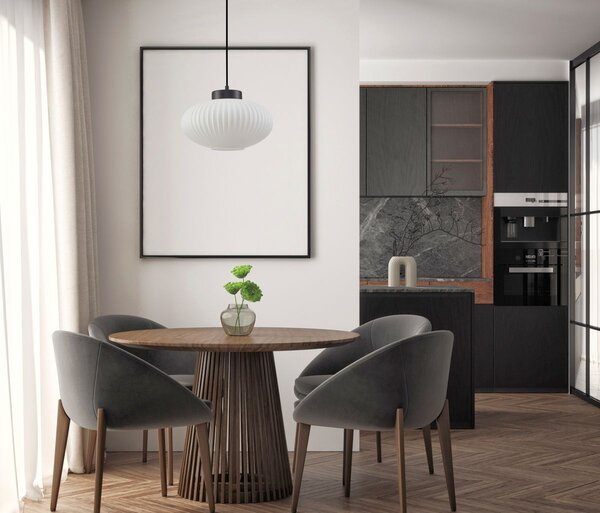 Italux klasszikus függeszték groste fehér fekete itxpnd-52376-1-bk