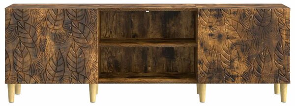 VidaXL TV szekrény 150 x 31 x 50 cm Füstös Tölgy Szerelt Fa