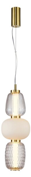 Italux glamour függeszték eris opál átlátszó arany itxpnd-98374-28w-gd