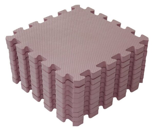 Baby Dan Puzzle habszivacs játszószőnyeg Dusty Rose 90x90 cm