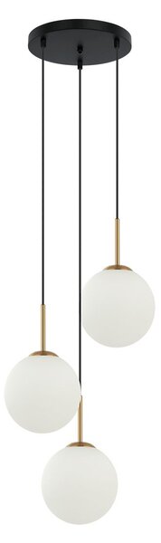 Italux modern függeszték deore antik bronz fehér itx5902854536573