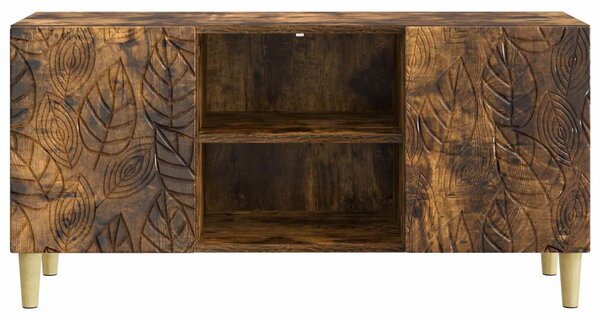 VidaXL TV szekrény 102 x 34,5 x 50 cm Füstös Tölgy Szerelt Fa