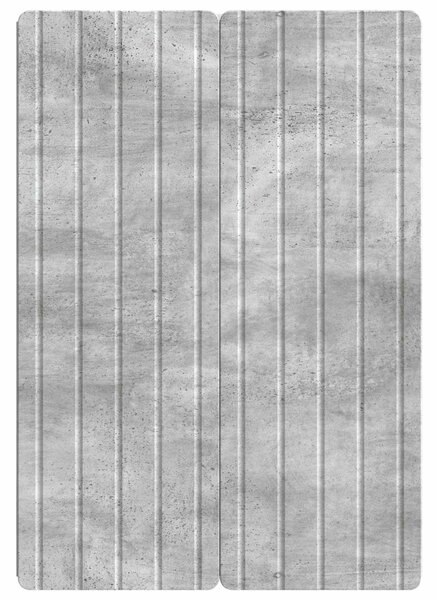 VidaXL Fali szekrény Betonszürke 66 x 34,5 x 92 cm Szerelt Fa