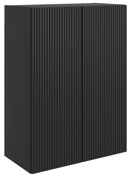 VidaXL Fali szekrény Fekete 66 x 34,5 x 90 cm Szerelt Fa
